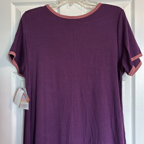 LuLaRoe Carly NWT women’s purple high low dress size XL - Picture 6 of 10